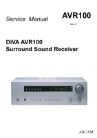 Arcam AVR-100 - Service Manual 